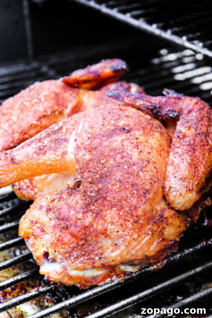 Perfectly Smoked Spatchcock Chicken 6 Smoked Spatchcock Chicken