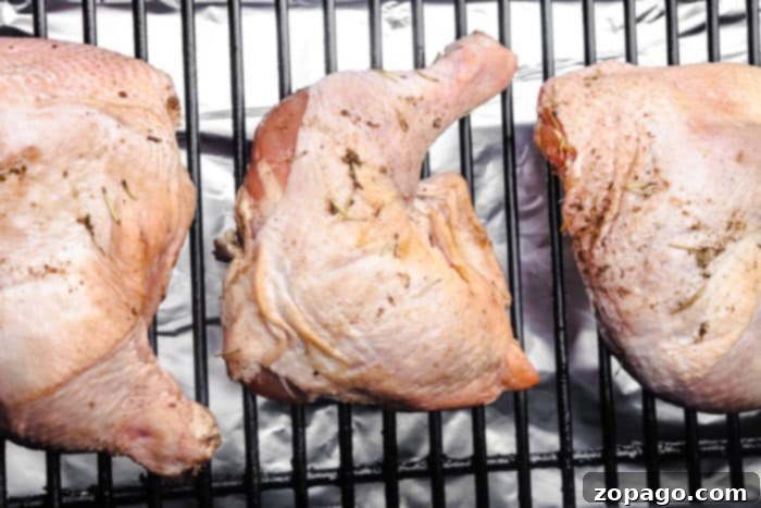 The Ultimate Smoked Chicken Brine 7 Smoked Chicken Brined – Beautifully cooked smoked chicken, still juicy from being brined.