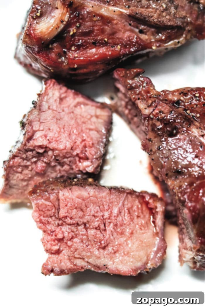 Perfectly Seared Lamb Loin Chops 7 lamb chop
