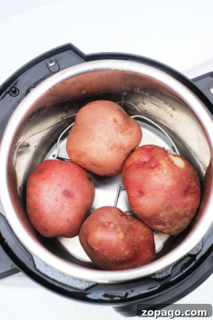 Perfect Instant Pot Whole Red Potatoes 4 Red Potatoes Instant Pot