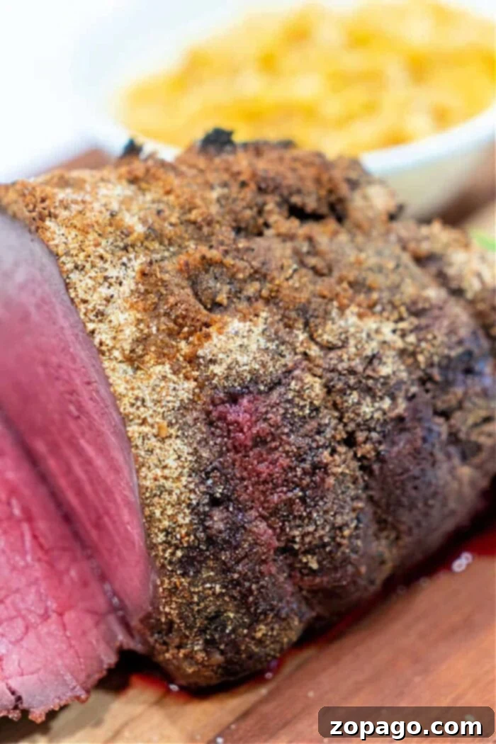 Homestyle Pot Roast Seasoning 8 A bowl of savory pot roast seasoning with spices scattered around