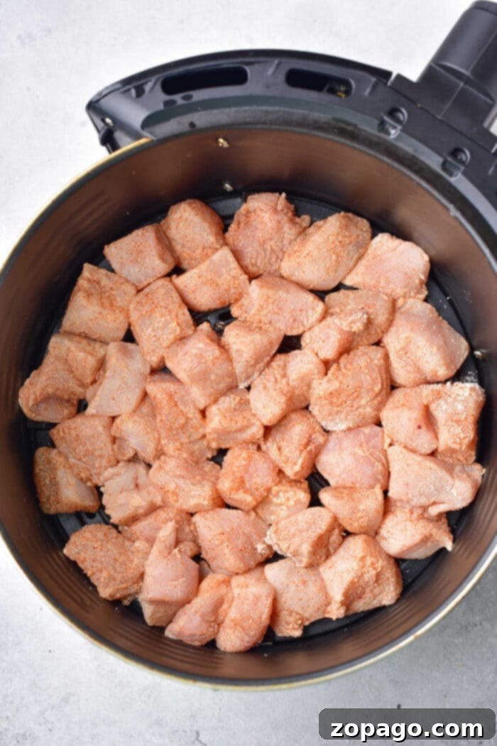 Crispy Air Fryer Chicken Nuggets 3 Air Fryer Chicken Bites Cooking Time Guide