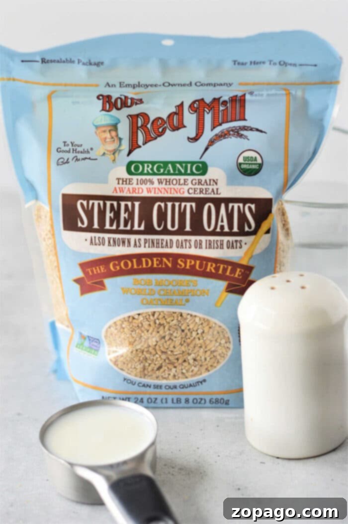 Perfect Steel Cut Oats 3 Bob's Red Mill Steel Cut Oats
