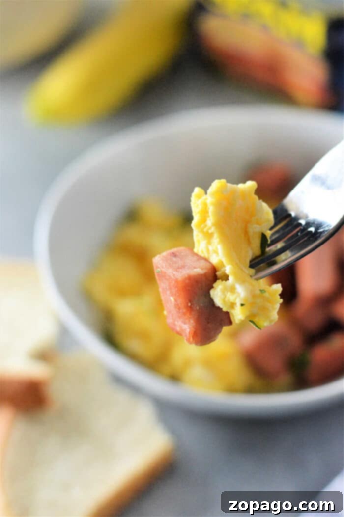 Spam and Eggs Recipe