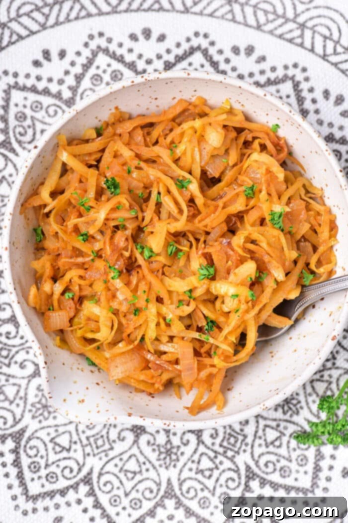 Indian Cabbage Curry 6 Indian Fried Cabbage, a healthy vegetarian option