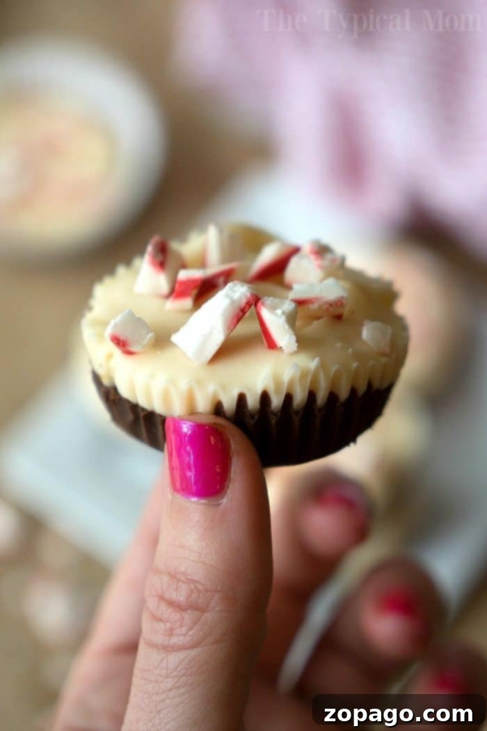 Easy peppermint bark recipe. This no bake peppermint bark is the easiest way to make this Christmas dessert with kids! #peppermintbark #peppermint #dessert #christmas Another view of the easy peppermint bark recipe, highlighting its appealing texture and festive colors, perfect for a Christmas dessert.