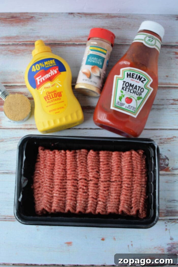 Effortless Slow Cooker Sloppy Joes 3 Step-by-step guide on how to make homemade sloppy joes from scratch.