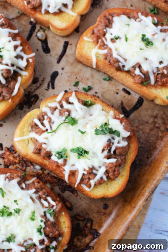 Hearty Texas Toast Sloppy Joes 2 Texas Toast Sloppy Joes