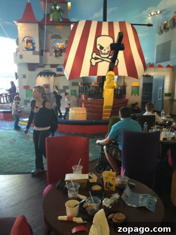 Legoland Bricktacular Snow Days 5 Legoland Hotel - Lego Pirate Ship Play Area