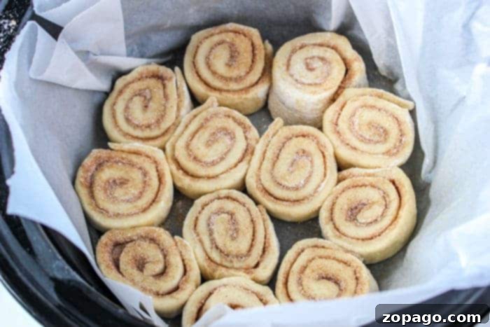 Elevate Your Frozen Cinnamon Rolls 4 Frozen Cinnamon Rolls in slow cooker for a different preparation