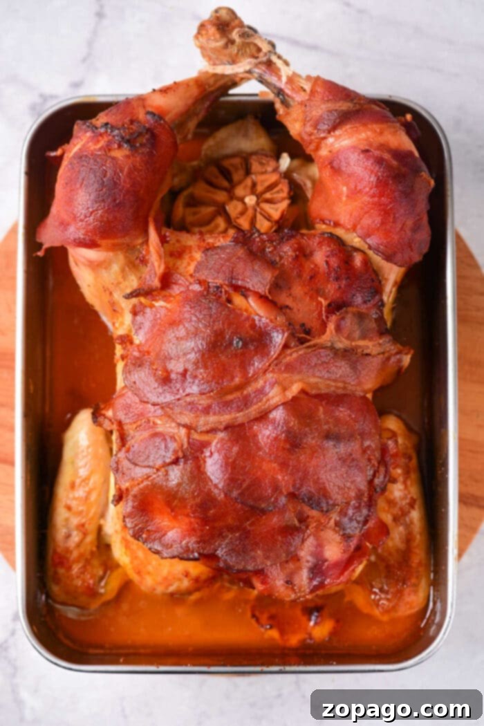 Crispy Bacon-Wrapped Stuffed Chicken 8 Bacon Wrapped Stuffed Chicken ready to serve