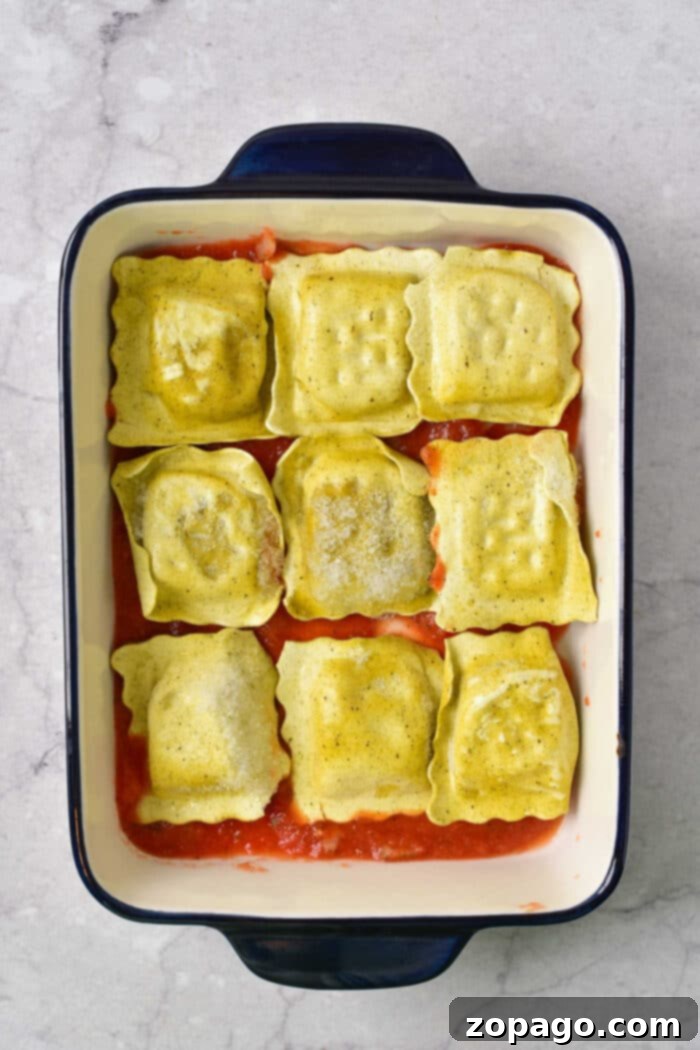 Ravioli Lasagna Bake 3 Baked Ravioli From Frozen