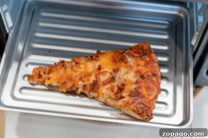 Reviving Cold Pizza in Your Toaster Oven 4 Step-by-step guide on how to reheat pizza in a toaster oven for perfect results