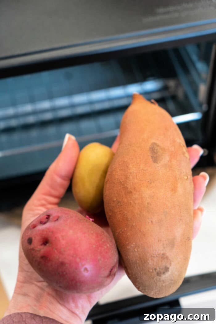 Perfect Toaster Oven Baked Potatoes 3 Baked Potato in Toaster Oven
