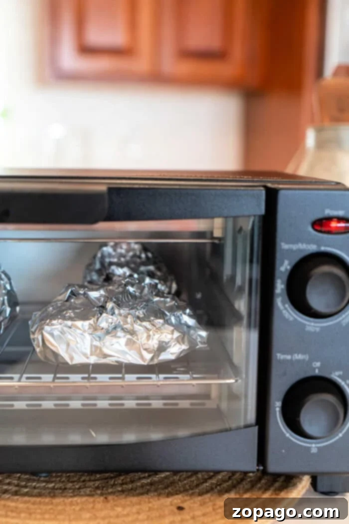 Perfect Toaster Oven Baked Potatoes 5 Bake a Potato in a Toaster Oven - A simple and delicious meal option.