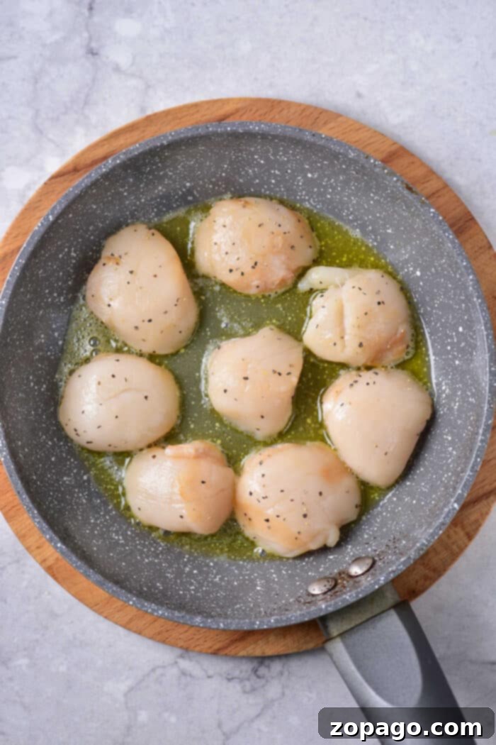 Scallop Perfection: Mastering Cooking Times 4 Checking Scallops for Doneness