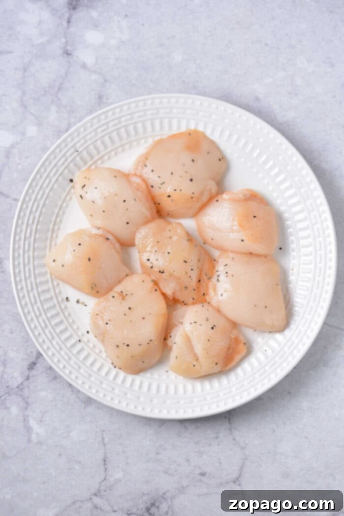 Scallop Perfection: Mastering Cooking Times 6 Seasoning Scallops with Herbs and Lemon
