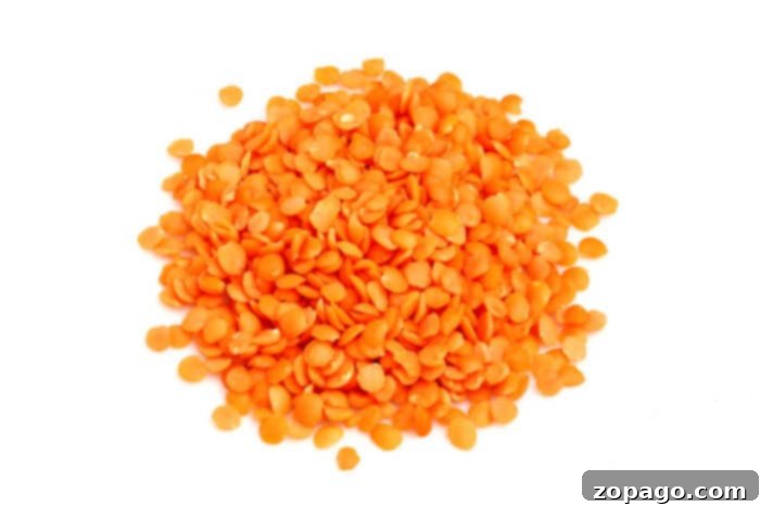 Hearty Slow Cooker Lentil Soup 3 lentils