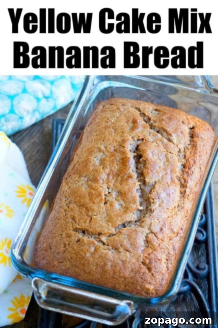 Easy Yellow Cake Mix Banana Bread 8 Banana Bread with Yellow Cake Mix