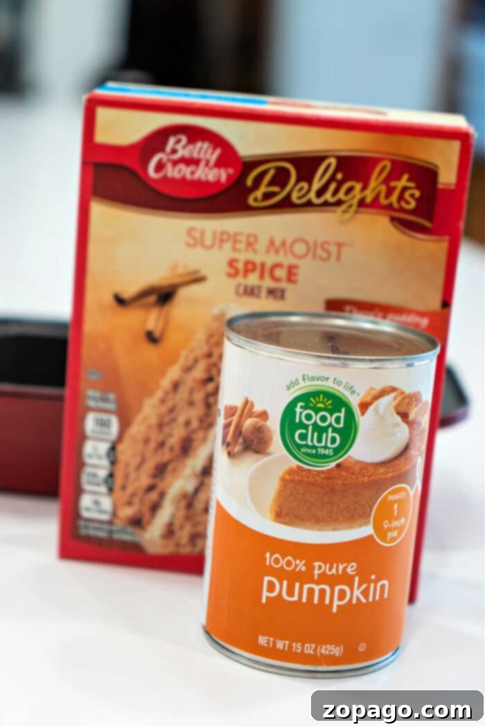 Spice Cake Mix Pumpkin Bread 3 Freshly baked Pumpkin Bread with Cake Mix, sliced and ready to serve.