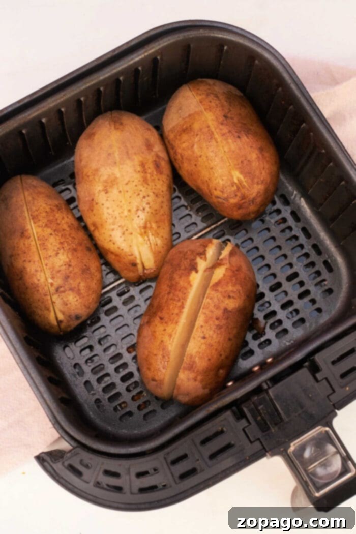 Perfectly Reheat Any Food in Your Air Fryer 5 Reheating Baked Potatoes in Air Fryer for fluffy results