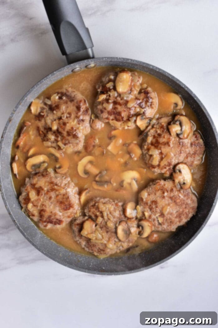 Grandma's Classic Salisbury Steak 5 How to Make Homemade Salisbury Steak