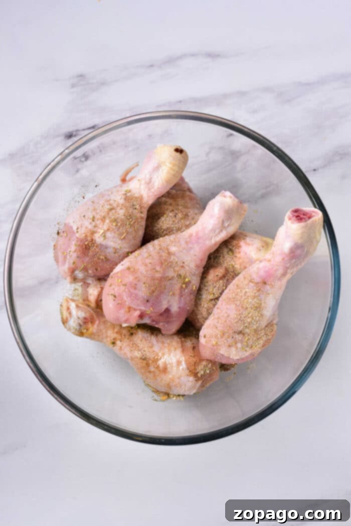 Oven-Baked Fall-Off-The-Bone Chicken Drumsticks 3 Chicken Drumstick Nutrition Facts