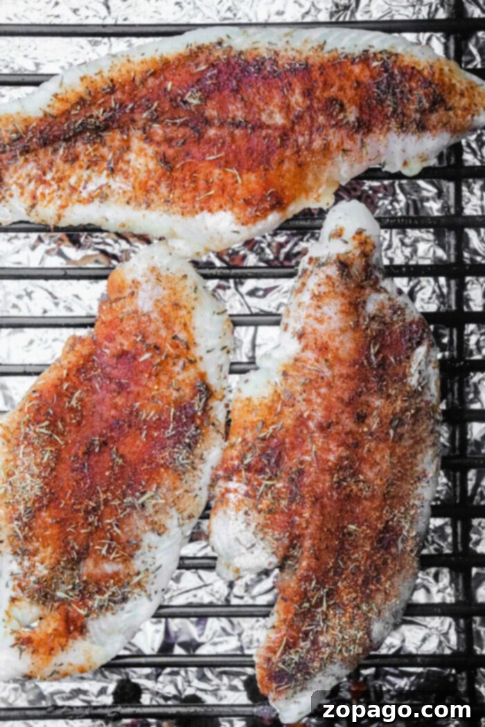 Traeger Wood-Fired Catfish 2 Perfectly Smoked Catfish on a Traeger Grill with a Delicious Dry Rub
