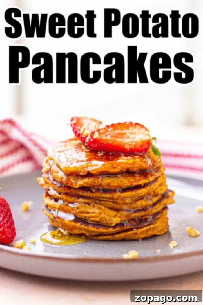 Sweet Potato Pancakes: A Unique Recipe 6 Bisquick Sweet Potato Pancakes - Ready to serve