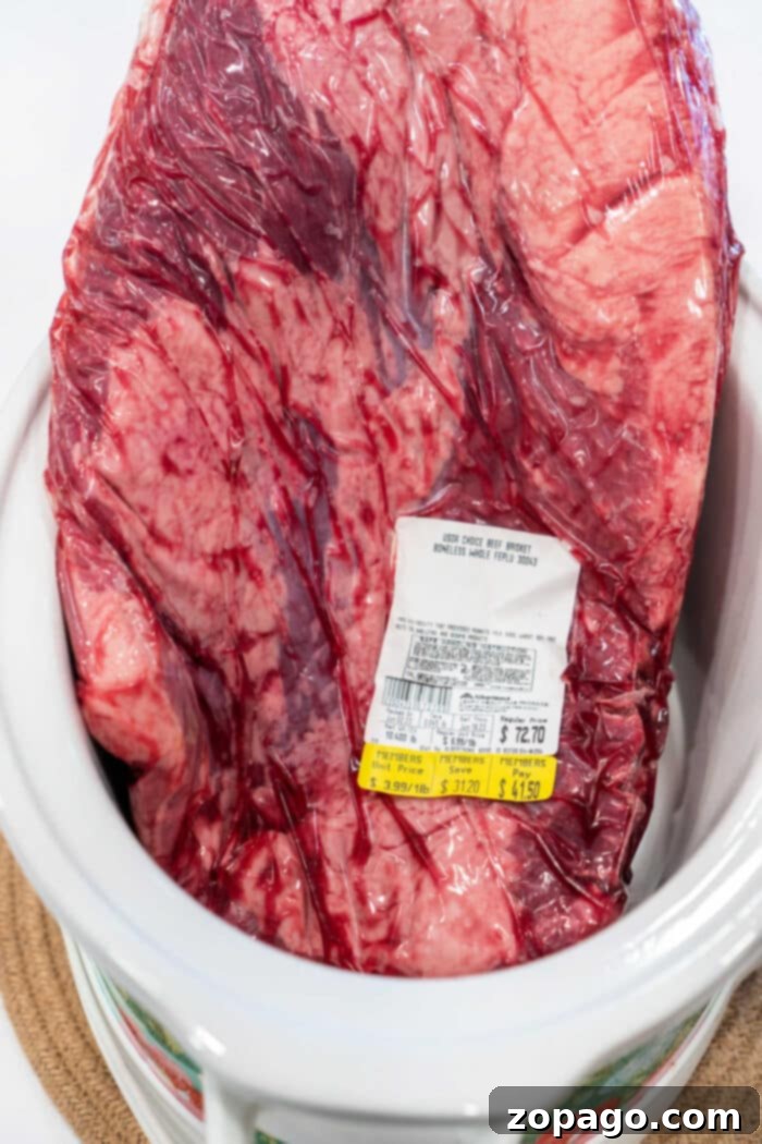 Melt In Your Mouth Slow Cooker Brisket 3 How to Cook Brisket in Crockpot