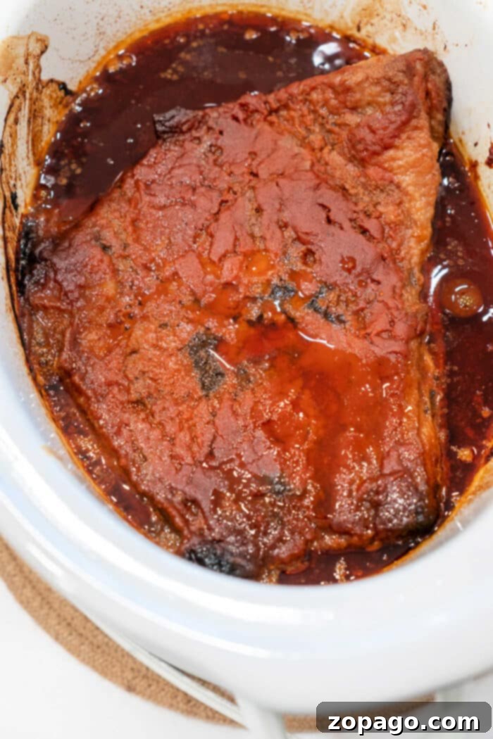 Melt In Your Mouth Slow Cooker Brisket 7 Sweet baby ray's slow cooker brisket
