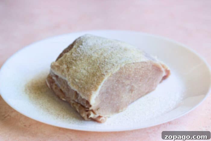 Tender Instant Pot Pork 3 Pressure Cooker Boneless Pork Roast, expertly prepared for maximum tenderness.