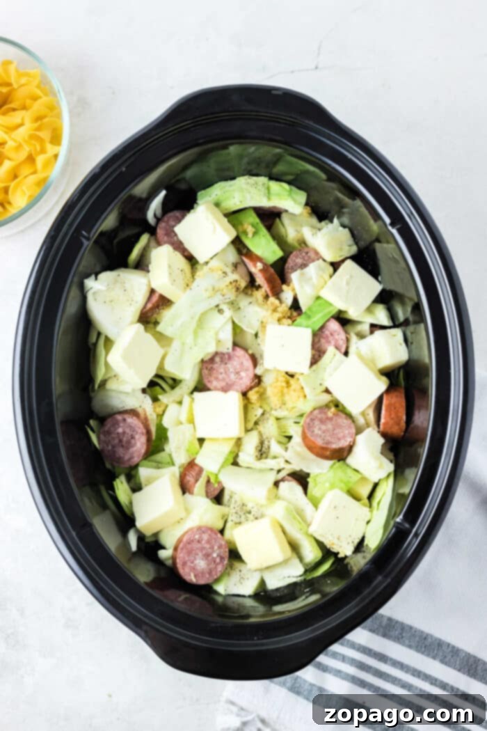 Effortless Slow Cooker Haluski 5 Slow Cooker Haluski