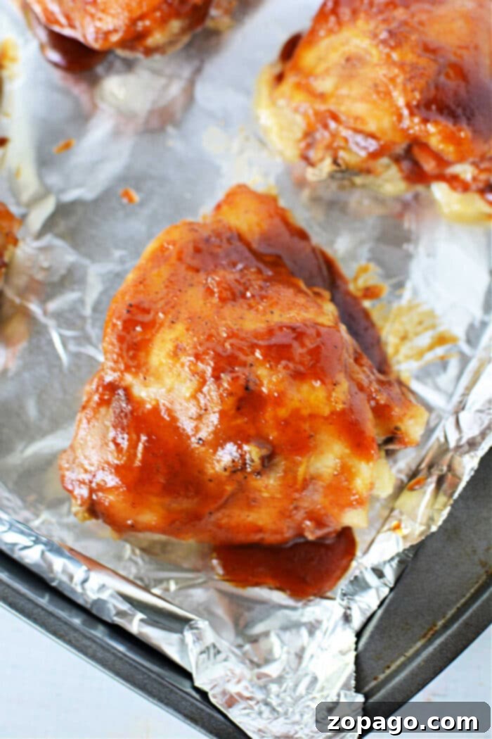 Tender Instant Pot BBQ Chicken Thighs 6 BBQ Chicken Thighs from Instant Pot, served with delicious sides