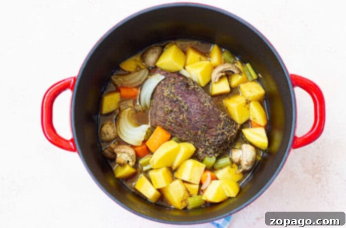 Mastering Cross Rib Roast 7 A tender shoulder center roast, beautifully cooked and ready to be enjoyed.