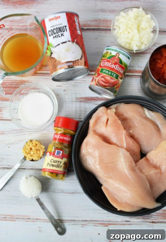 Mouthwatering Instant Pot Chicken Curry 3 Close-up of Pressure Cooker Chicken Curry simmering.