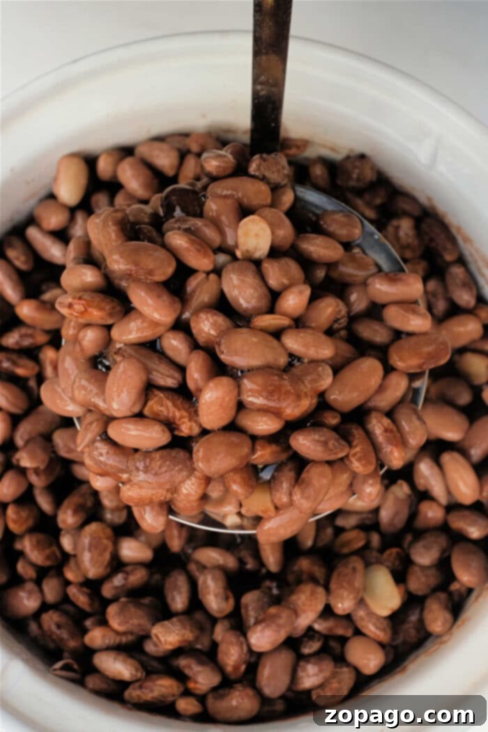 Simple Slow Cooker Pinto Beans 2 Pinto Beans in Crockpot Recipe