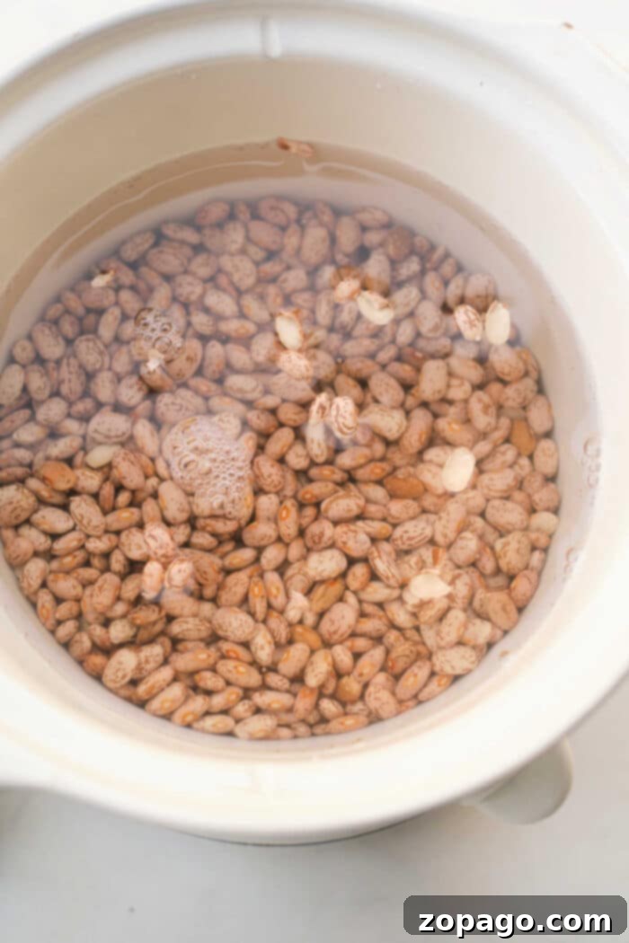Perfect Slow Cooker Pinto Beans 4 Crockpot Pinto Beans Recipe