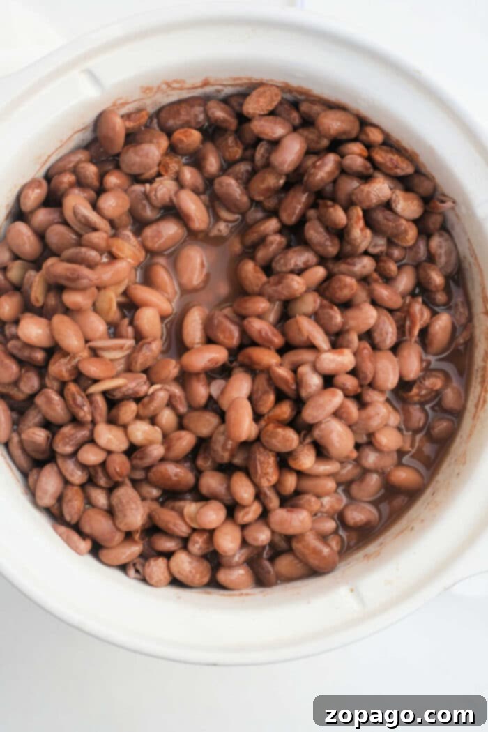 Perfect Slow Cooker Pinto Beans 5 Slow Cooker Pinto Beans