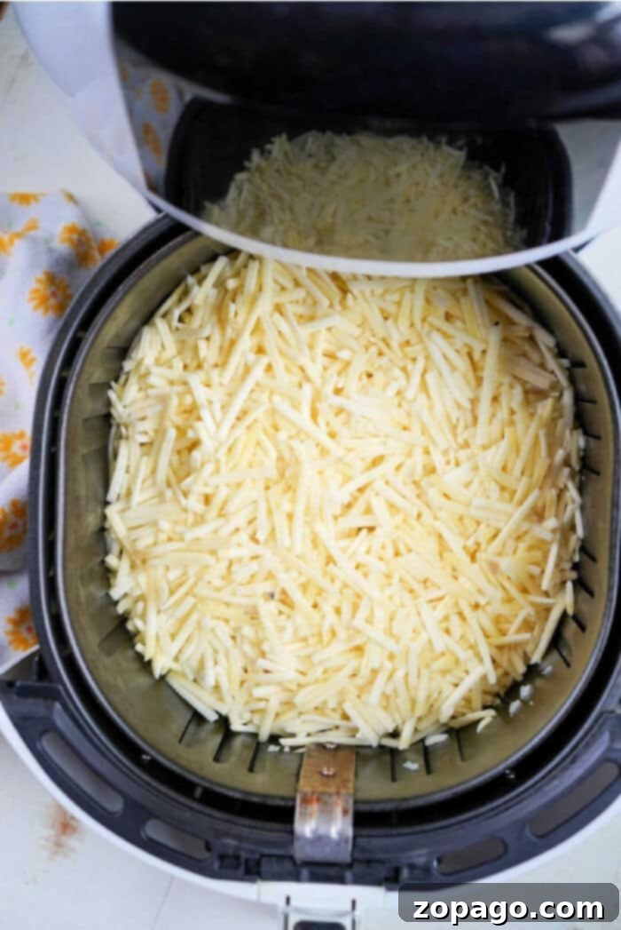 Perfectly Crispy Frozen Hash Browns 3 How to Cook Frozen Hash Browns in Air Fryer