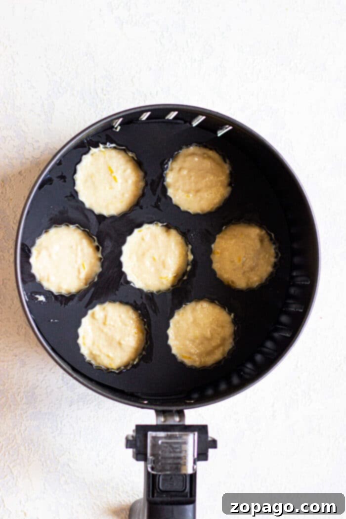 Air Fried Coconut Treats 5 Air Fryer Muffin Tin