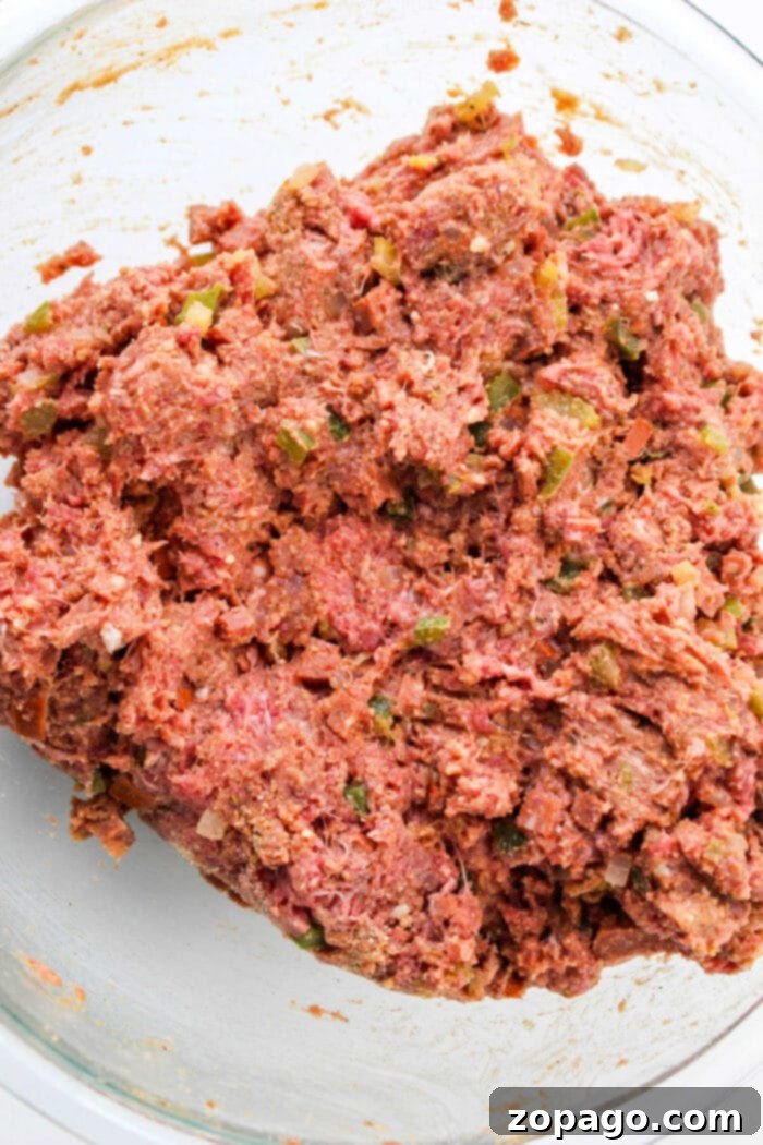 Fiery Meatloaf Bake 8 Authentic Cajun meatloaf with spicy seasoning.
