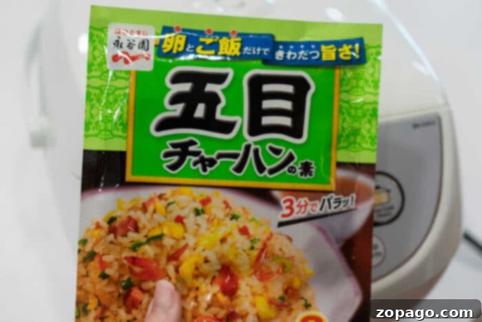 Classic Chinese Sausage Fried Rice 5 Thinly sliced Chinese sausage, ready for cooking in fried rice