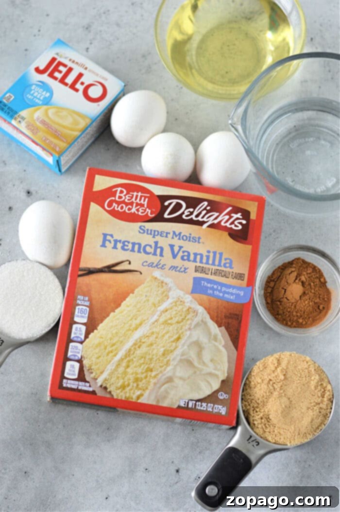 Effortless Snickerdoodle Bundt Cake 3 Moist and flavorful Cake Mix Snickerdoodle Bundt Cake