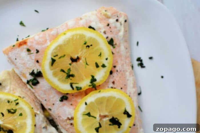 Effortless Slow Cooked Salmon 7 salmon in slow cooker
