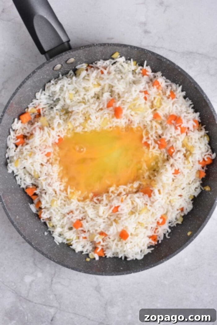 Savory Egg and Pea Fried Rice 3 Steak Fried Rice