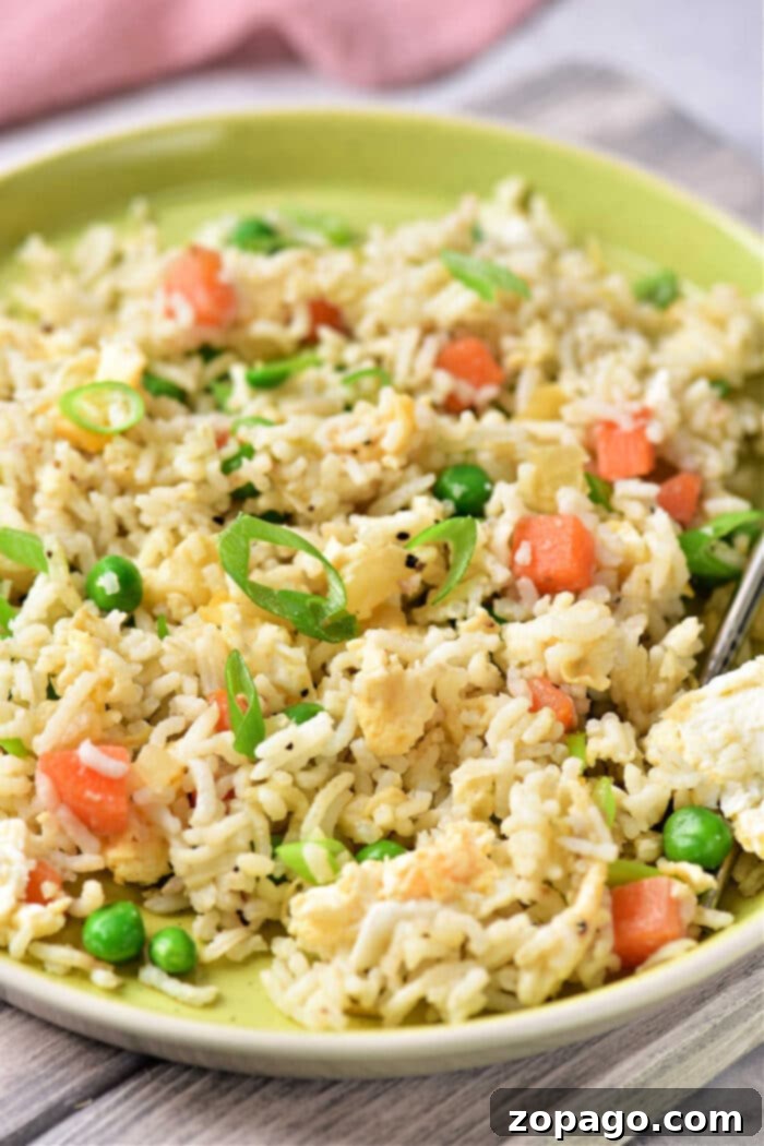 Savory Egg and Pea Fried Rice 8 Combination Fried Rice