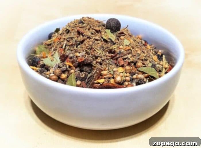 Homemade Corned Beef Spice Blend 9 Close-up of the final homemade corned beef spice blend, ready to be used or stored.