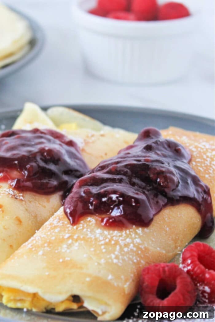 Classic Ham and Cheese Crepes 2 How to Make Homemade Crepes: A step-by-step guide to creating perfect, thin crepes from scratch.
