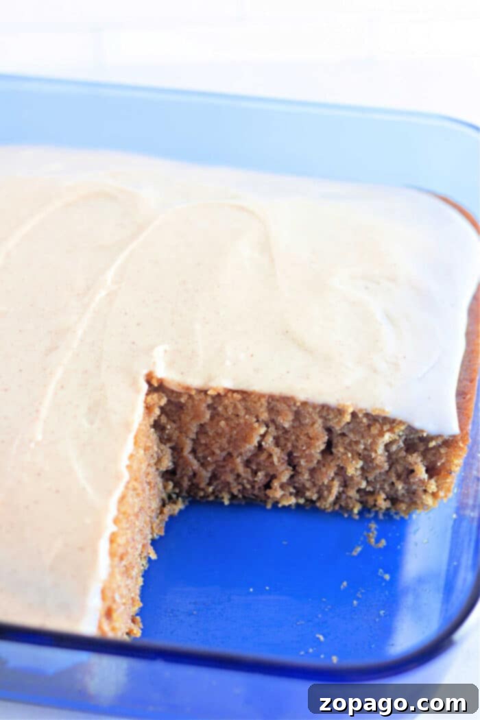 Autumn Spice Pumpkin Delight 8 A delicious slice of pumpkin crazy cake, ready to be enjoyed as a dairy-free and egg-free dessert.